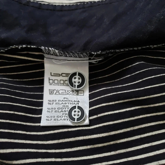 Mens Slim Fit Stretch Black Button Shirt M Medium - Picture 5 of 8